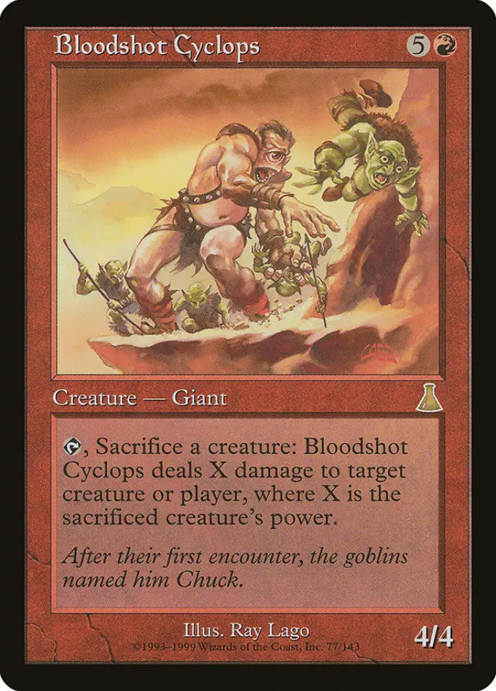 Bloodshot Cyclops [Urza’s Destiny] - MTG Single