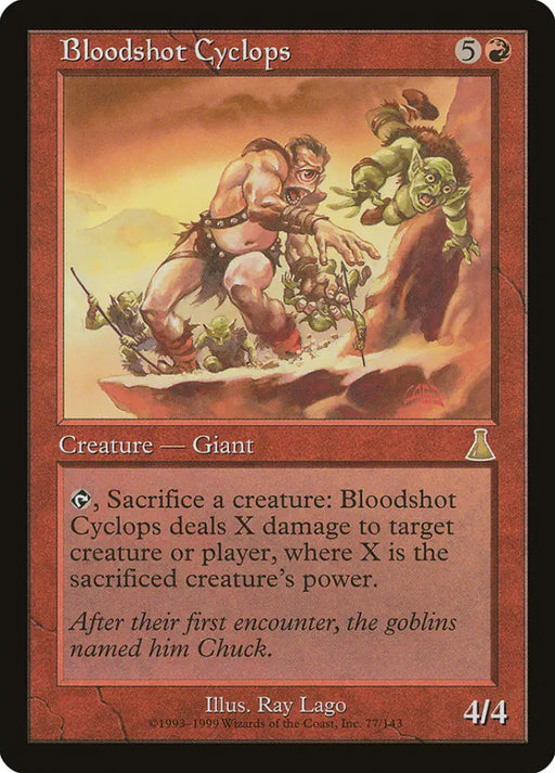 Bloodshot Cyclops [Urza’s Destiny] - MTG Single