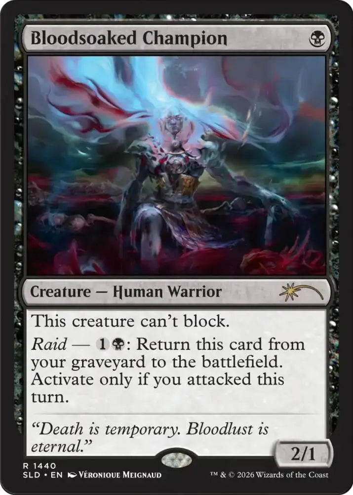 Bloodsoaked Champion (1440) [Secret Lair Drop]