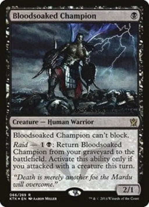 Bloodsoaked Champion (66) [Prerelease Cards]