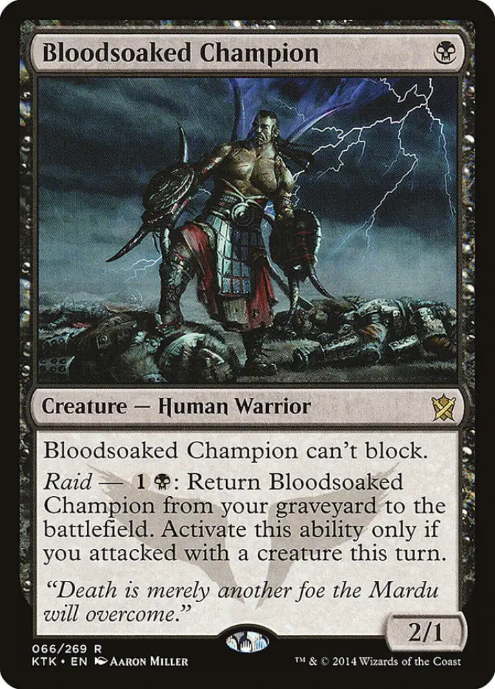 Bloodsoaked Champion [Khans of Tarkir] - MTG Single