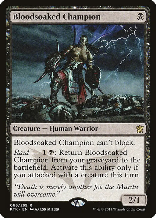 Bloodsoaked Champion [Khans of Tarkir] - MTG Single