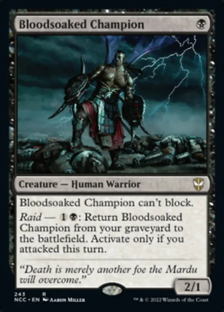 Bloodsoaked Champion [Streets of New Capenna Commander] - MTG Single