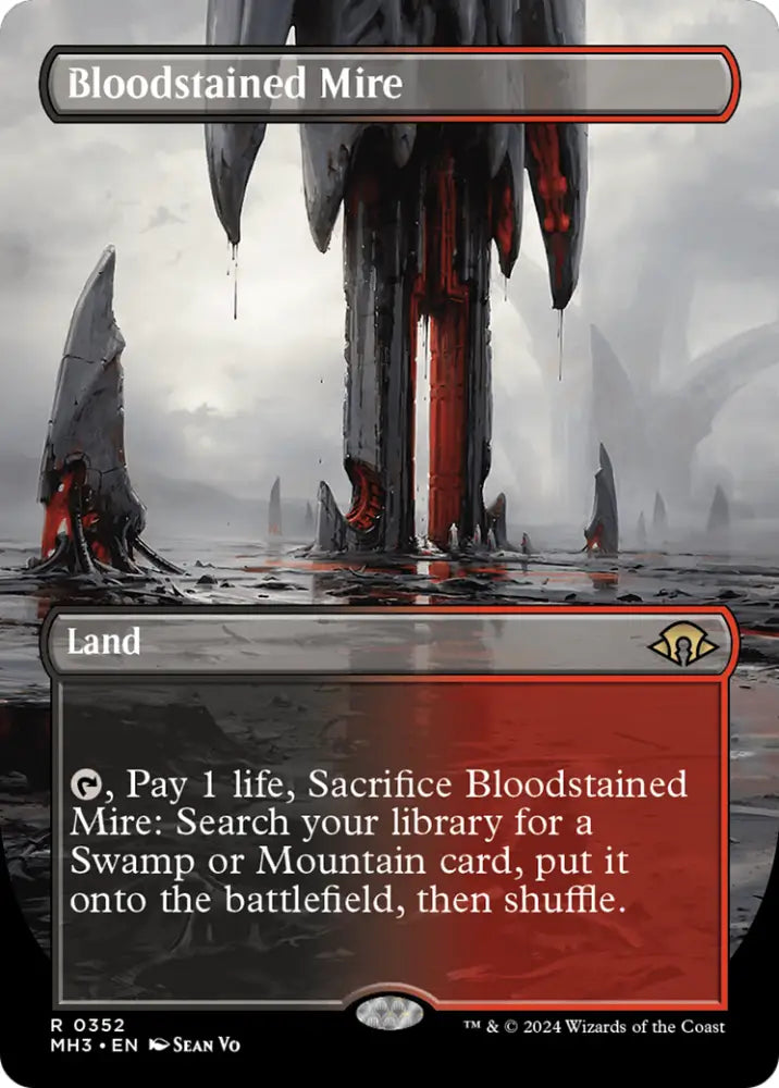 Bloodstained Mire (Borderless) [Modern Horizons 3] - MTG Single
