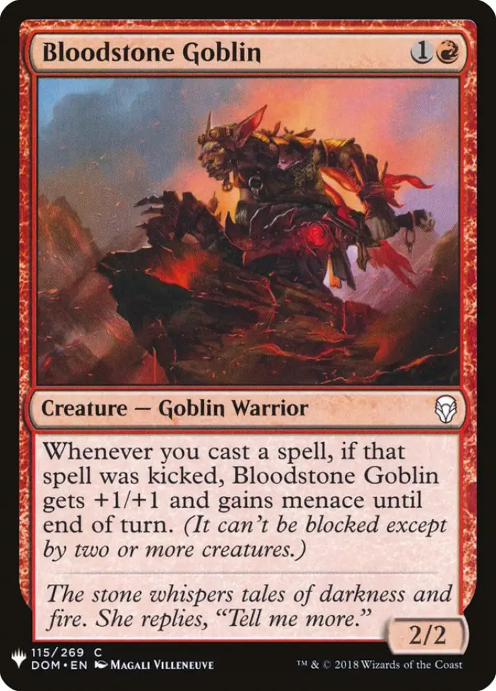 Bloodstone Goblin [Mystery Booster] - MTG Single