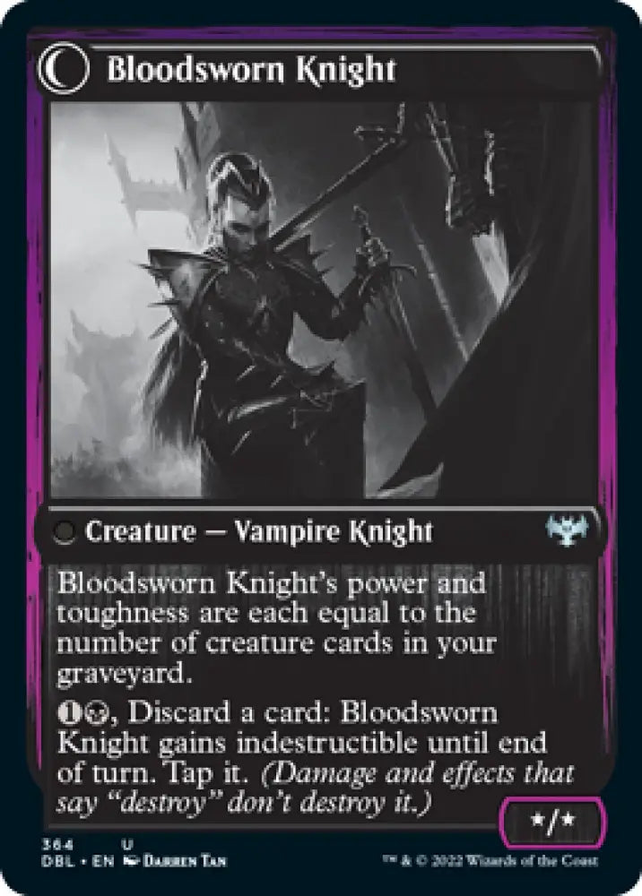 Bloodsworn Squire // Bloodsworn Knight [Innistrad: Double Feature] - MTG Single
