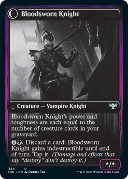 Bloodsworn Squire // Bloodsworn Knight [Innistrad: Double Feature] - MTG Single