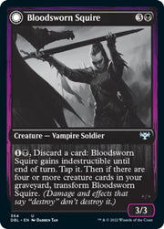 Bloodsworn Squire // Bloodsworn Knight [Innistrad: Double Feature] - MTG Single