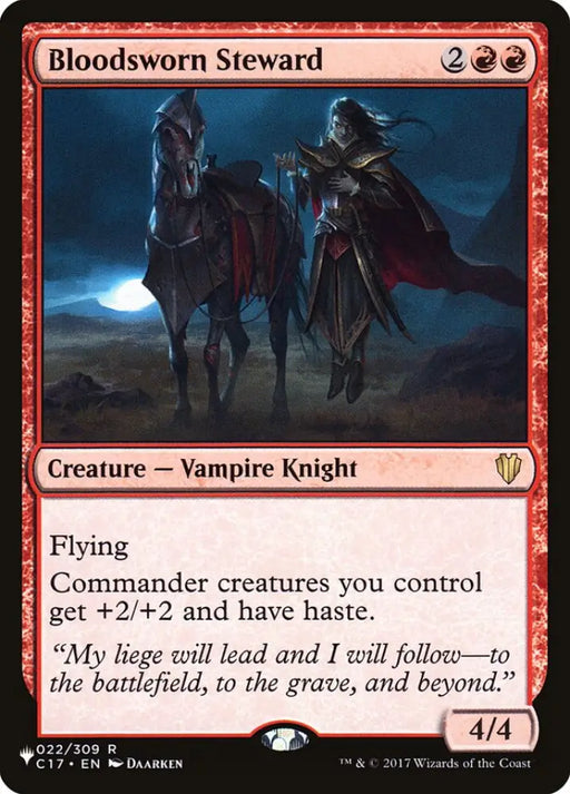 Bloodsworn Steward [Secret Lair: Heads I Win Tails You Lose] - MTG Single