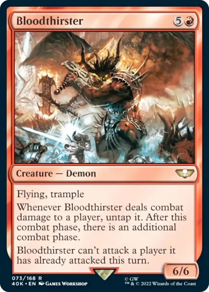 Bloodthirster [Warhammer 40,000] - MTG Single