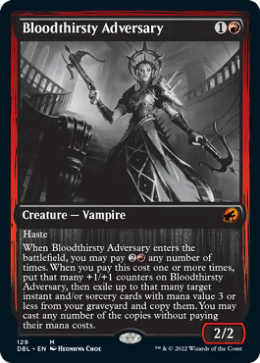 Bloodthirsty Adversary [Innistrad: Double Feature] - MTG Single