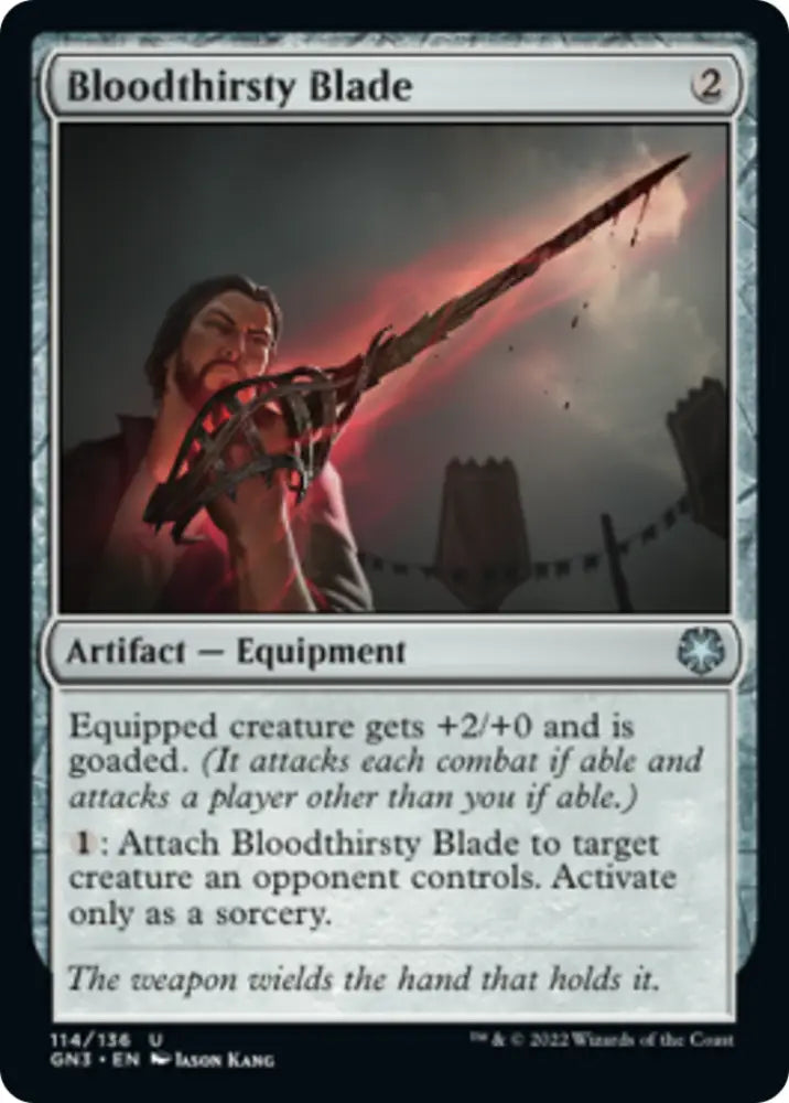 Bloodthirsty Blade [Game Night: Free-for-All] - MTG Single