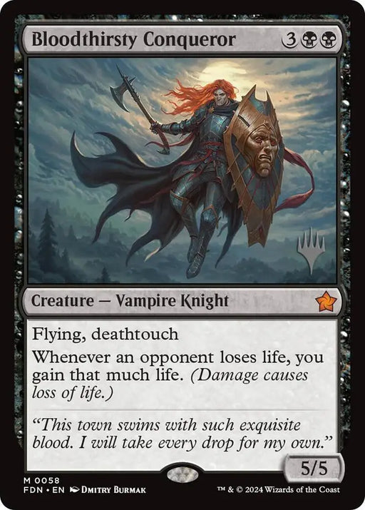 Bloodthirsty Conqueror (58) [Edge of Eternities Promos]