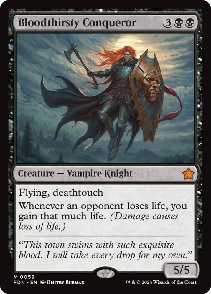 Bloodthirsty Conqueror [Foundations] - MTG Single