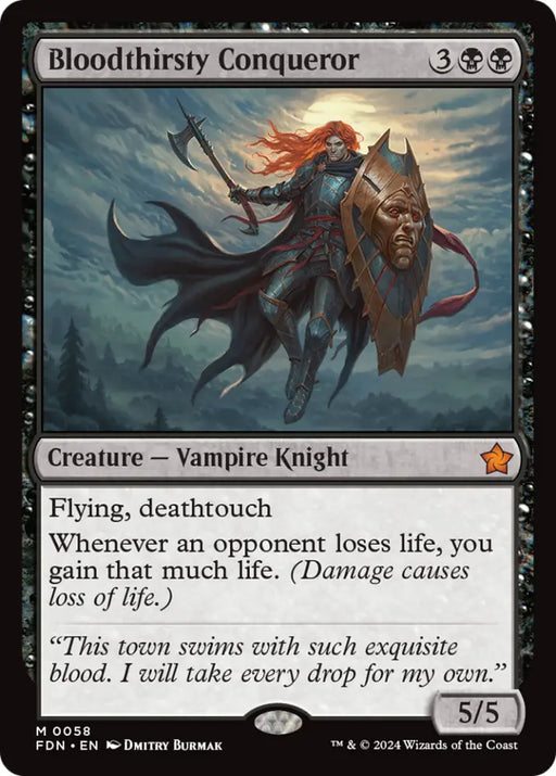 Bloodthirsty Conqueror [Foundations] - MTG Single
