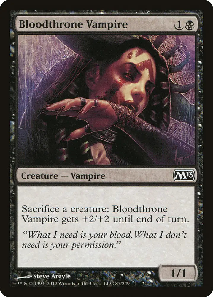Bloodthrone Vampire [Magic 2013] - MTG Single
