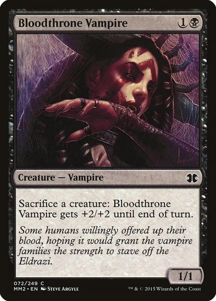 Bloodthrone Vampire [Modern Masters 2015] - MTG Single