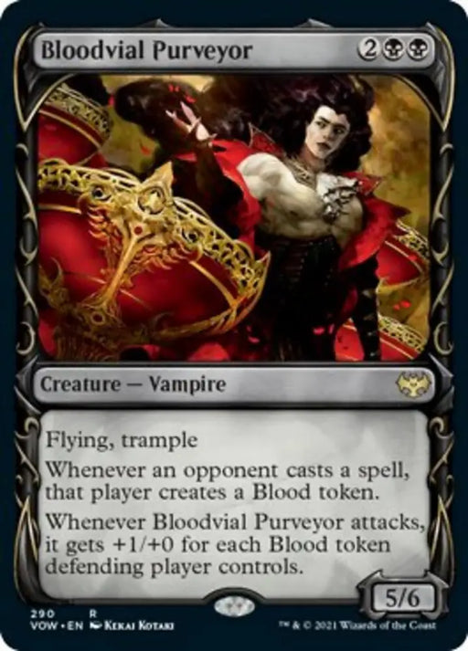 Bloodvial Purveyor (Showcase Fang Frame) [Innistrad: Crimson Vow] - MTG Single