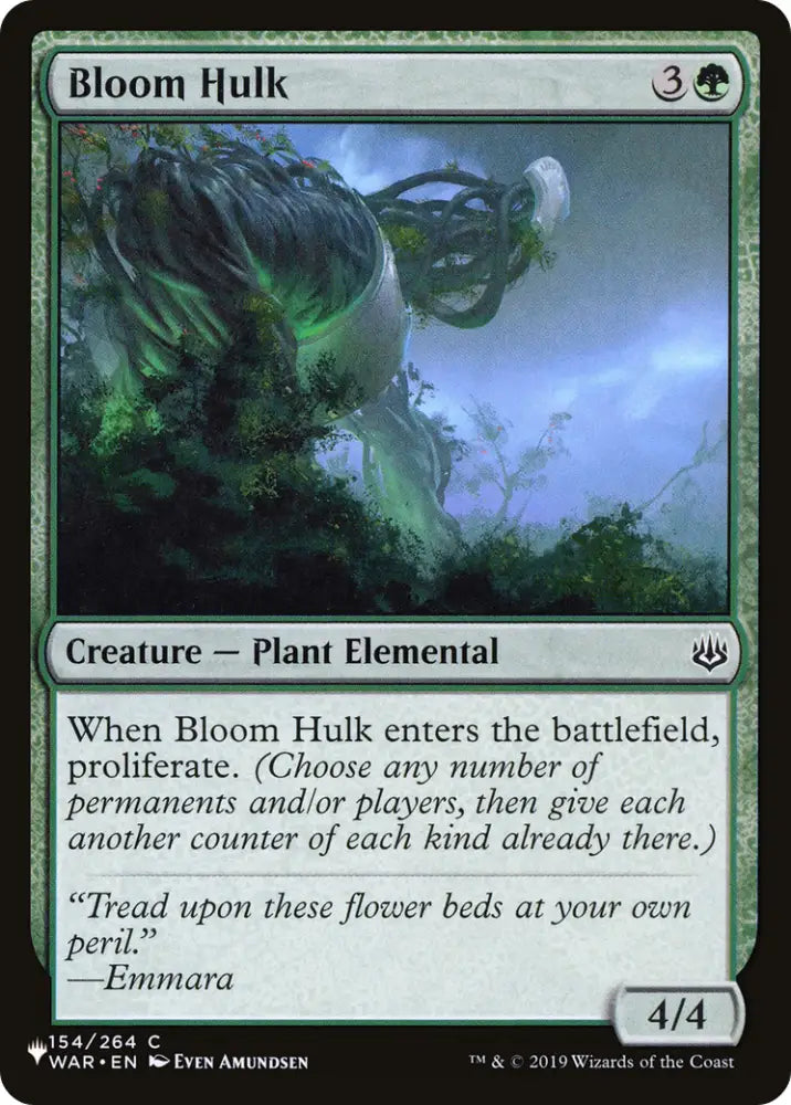 Bloom Hulk [The List] - MTG Single