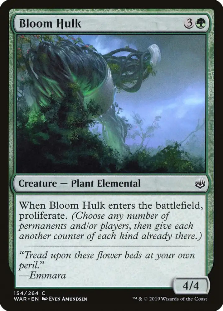Bloom Hulk [War of the Spark] - MTG Single