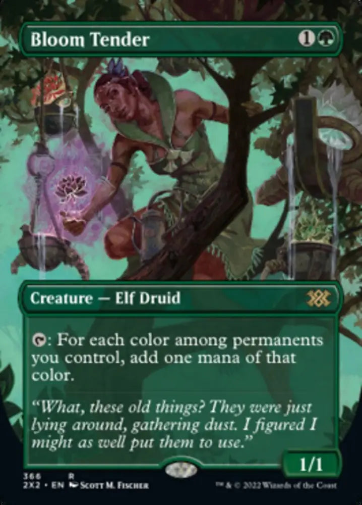Bloom Tender (Borderless Alternate Art) [Double Masters 2022] - MTG Single