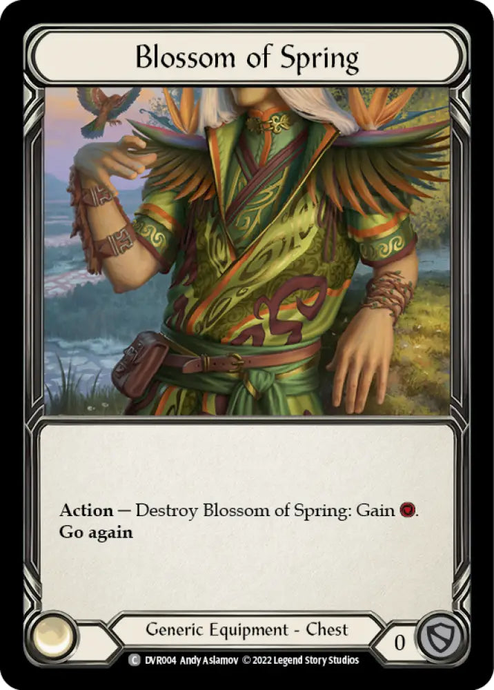 Blossom of Spring [DVR004] (Classic Battles: Rhinar vs Dorinthea) Rainbow Foil - Flesh And Blood Single