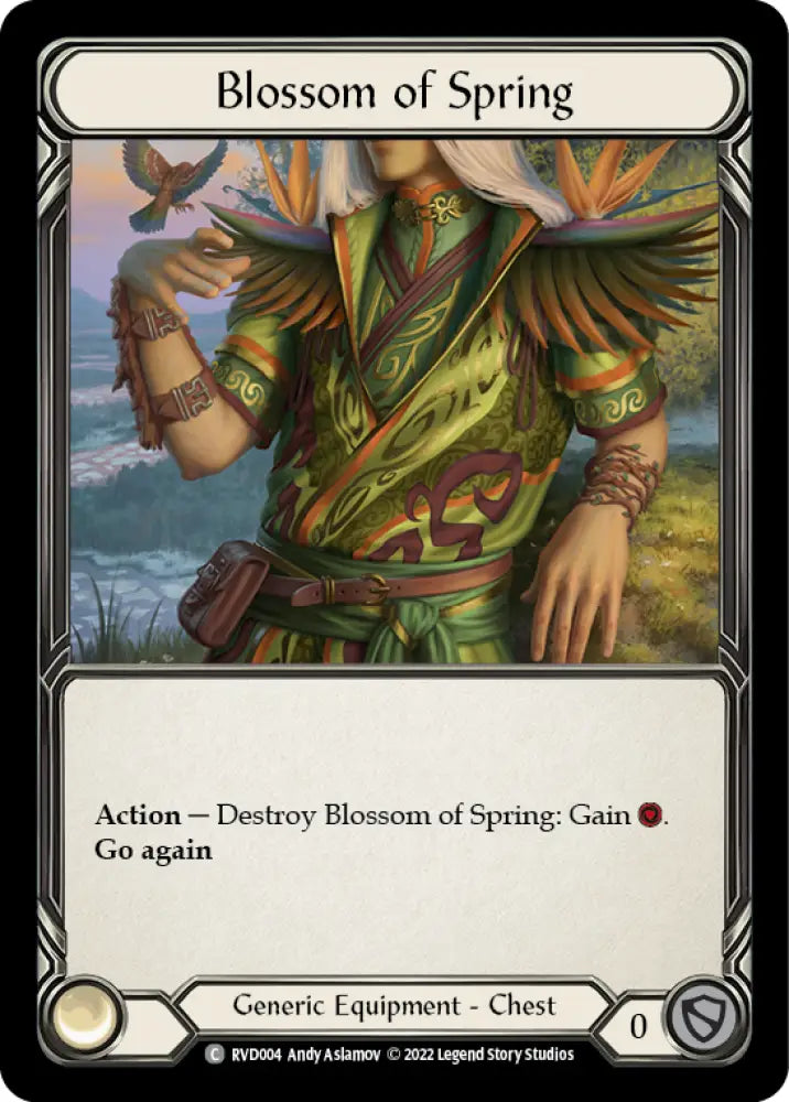 Blossom of Spring [RVD004] (Classic Battles: Rhinar vs Dorinthea) Rainbow Foil - Flesh And Blood Single