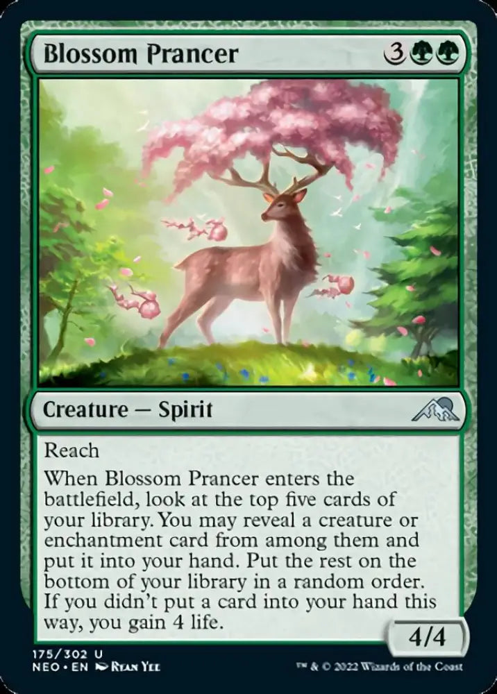 Blossom Prancer [Kamigawa: Neon Dynasty] - MTG Single