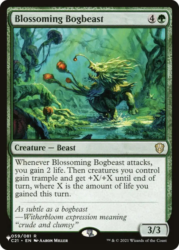 Blossoming Bogbeast (59) [The List]