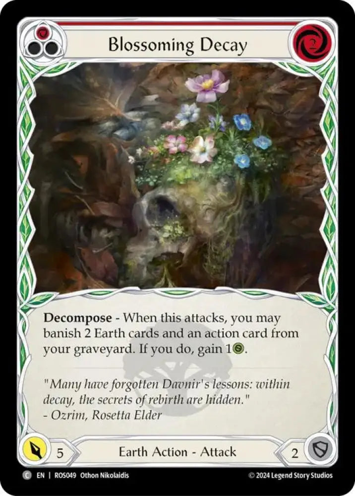 Blossoming Decay (Red) [Rosetta] - Flesh And Blood Single