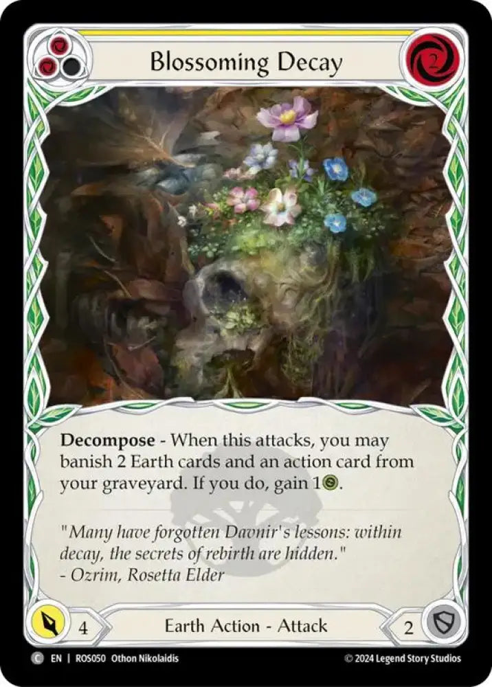 Blossoming Decay (Yellow) [Rosetta] - Flesh And Blood Single