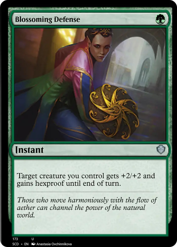 Blossoming Defense [Starter Commander Decks] - MTG Single