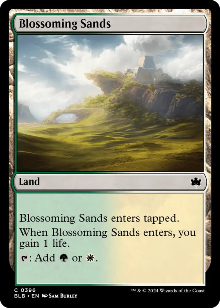 Blossoming Sands [Bloomburrow] - MTG Single