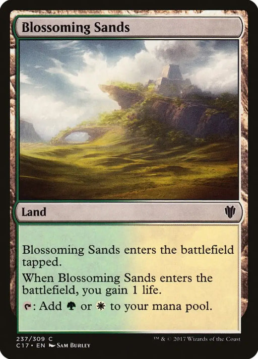 Blossoming Sands [Commander 2017] - MTG Single