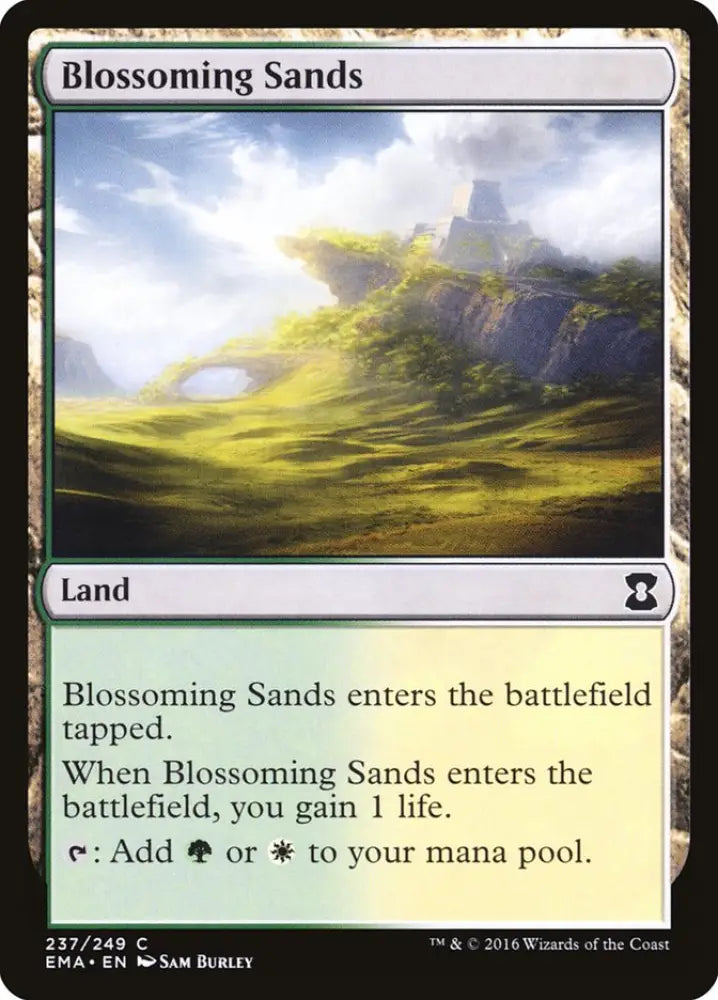 Blossoming Sands [Eternal Masters] - MTG Single