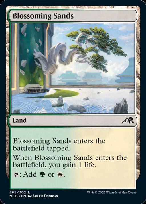 Blossoming Sands [Kamigawa: Neon Dynasty] - MTG Single