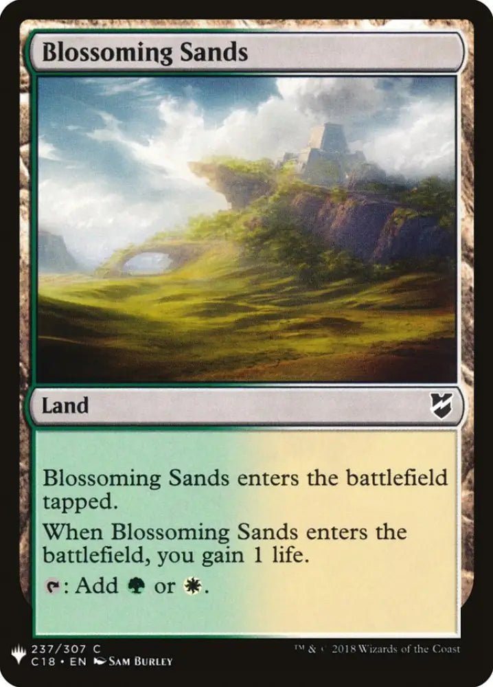 Blossoming Sands [Mystery Booster] - MTG Single