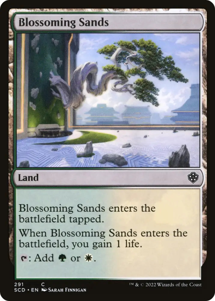 Blossoming Sands [Starter Commander Decks] - MTG Single