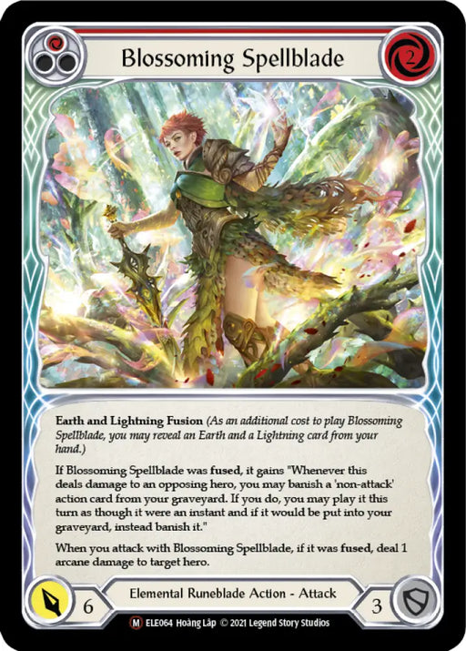 Blossoming Spellblade [Tales of Aria Unlimited] Unlimited Rainbow Foil - Flesh And Blood Single