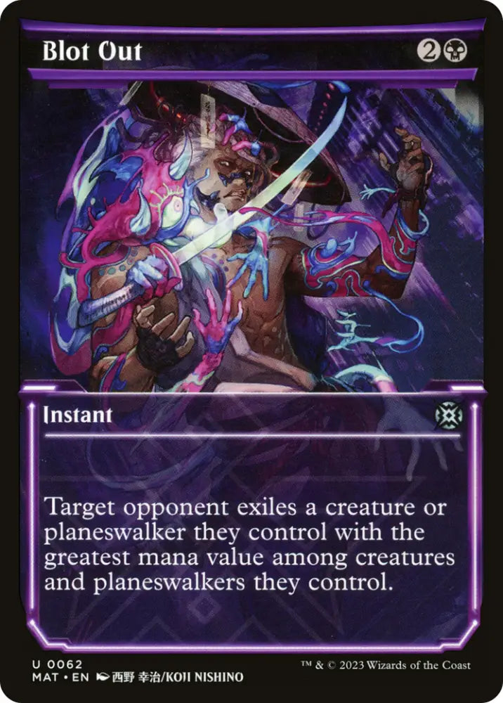 Blot Out (Showcase) [March of the Machine: The Aftermath] - MTG Single