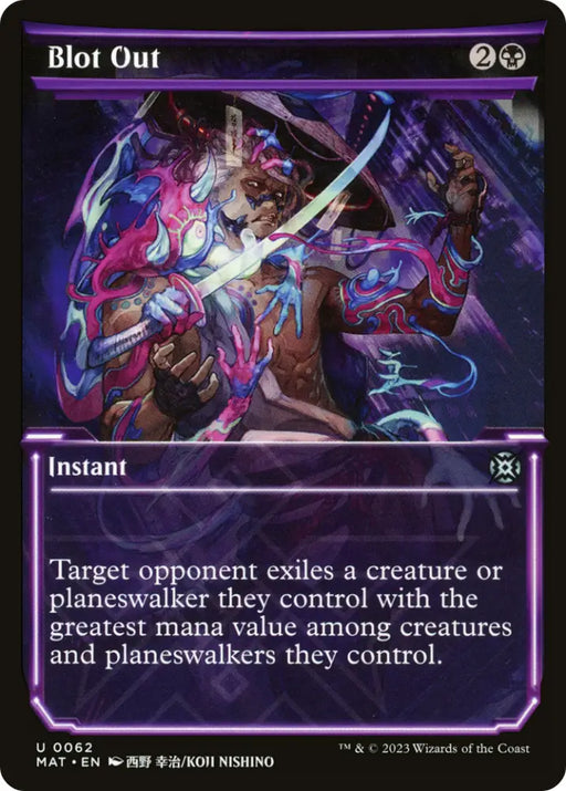 Blot Out (Showcase) [March of the Machine: The Aftermath] - MTG Single