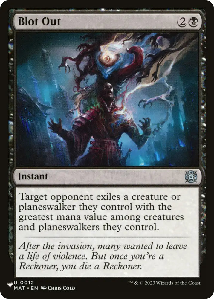 Blot Out [The List] - MTG Single