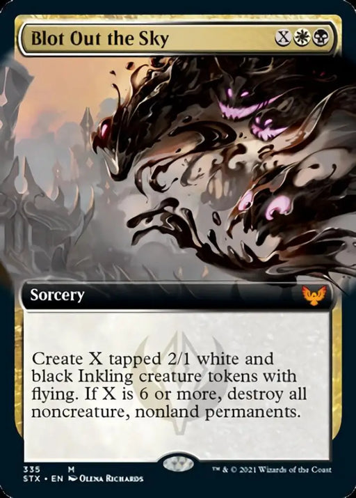Blot Out the Sky (Extended Art) [Strixhaven: School of Mages] - MTG Single