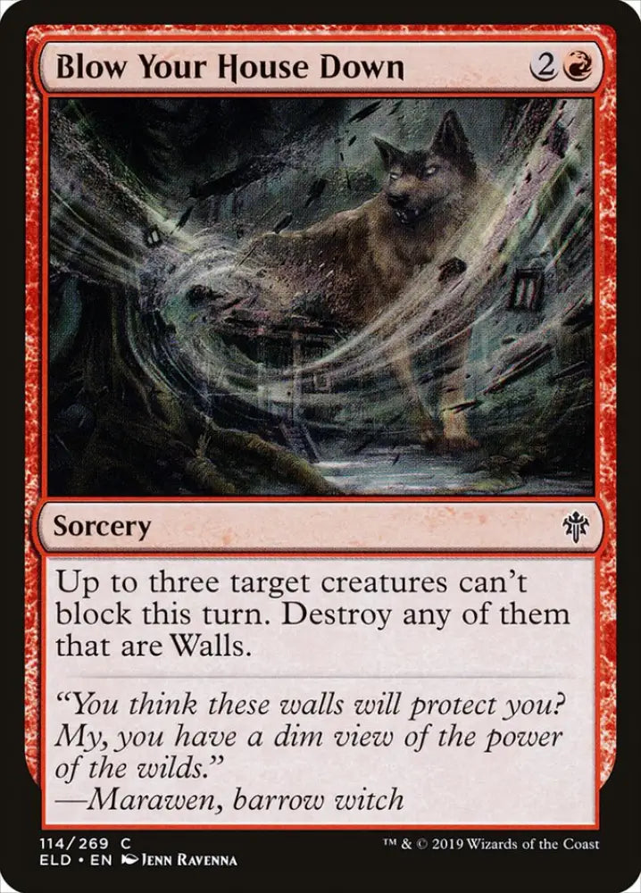 Blow Your House Down [Throne of Eldraine] - MTG Single