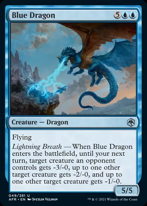 Blue Dragon [Dungeons & Dragons: Adventures in the Forgotten Realms] - MTG Single