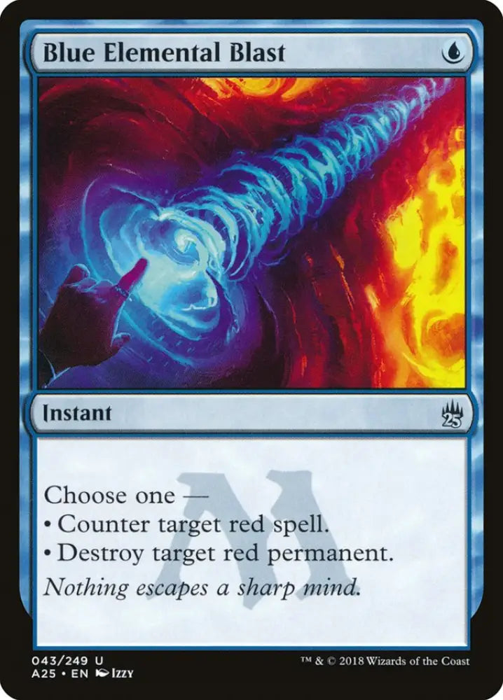 Blue Elemental Blast [Masters 25] - MTG Single