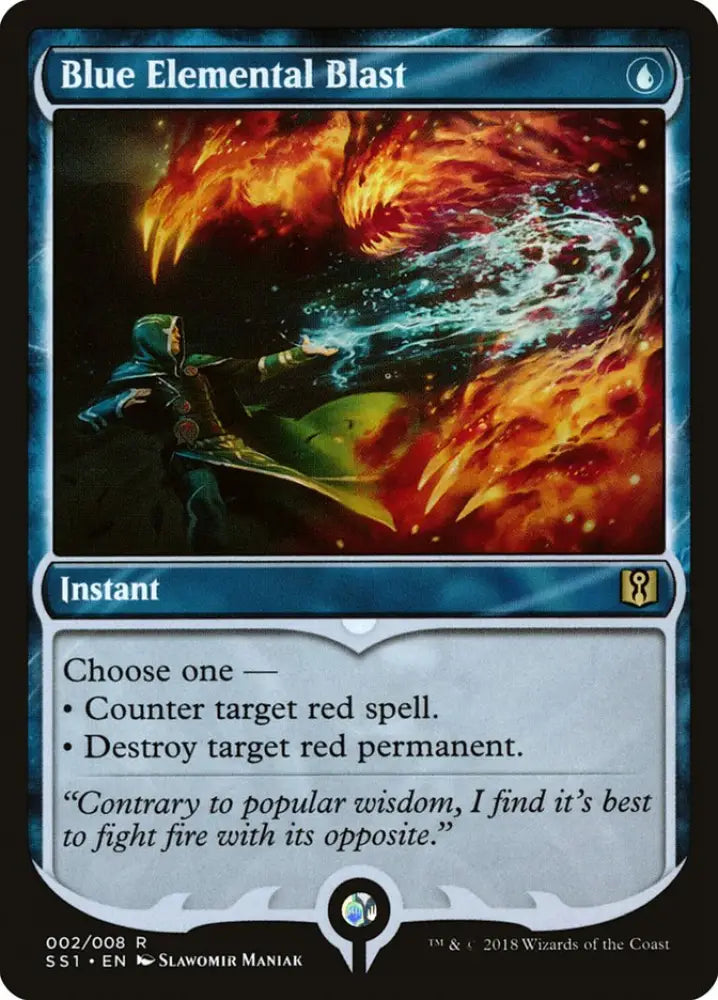 Blue Elemental Blast [Signature Spellbook: Jace] - MTG Single