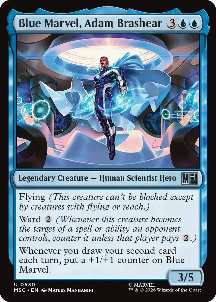 Blue Marvel, Adam Brashear (530) [Marvel Super Heroes Commander]