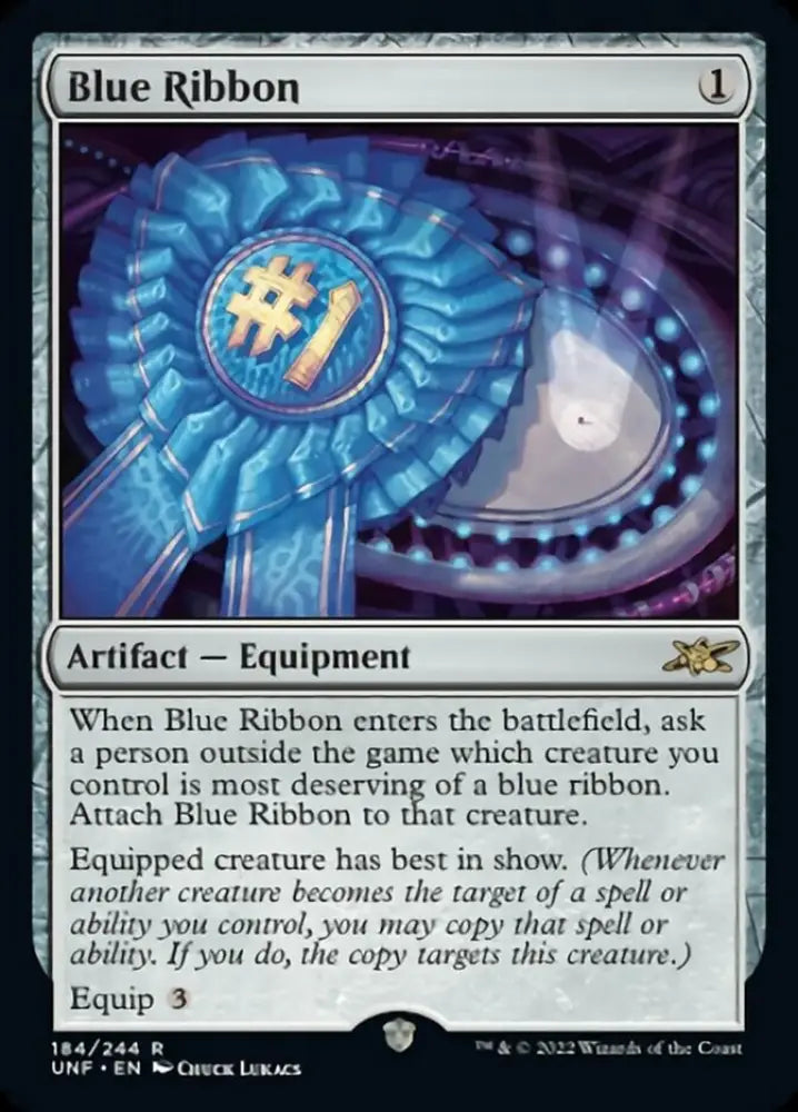 Blue Ribbon [Unfinity] - MTG Single
