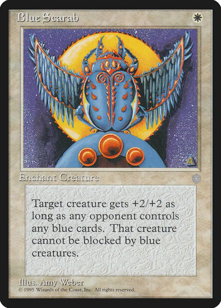 Blue Scarab [Ice Age] - MTG Single